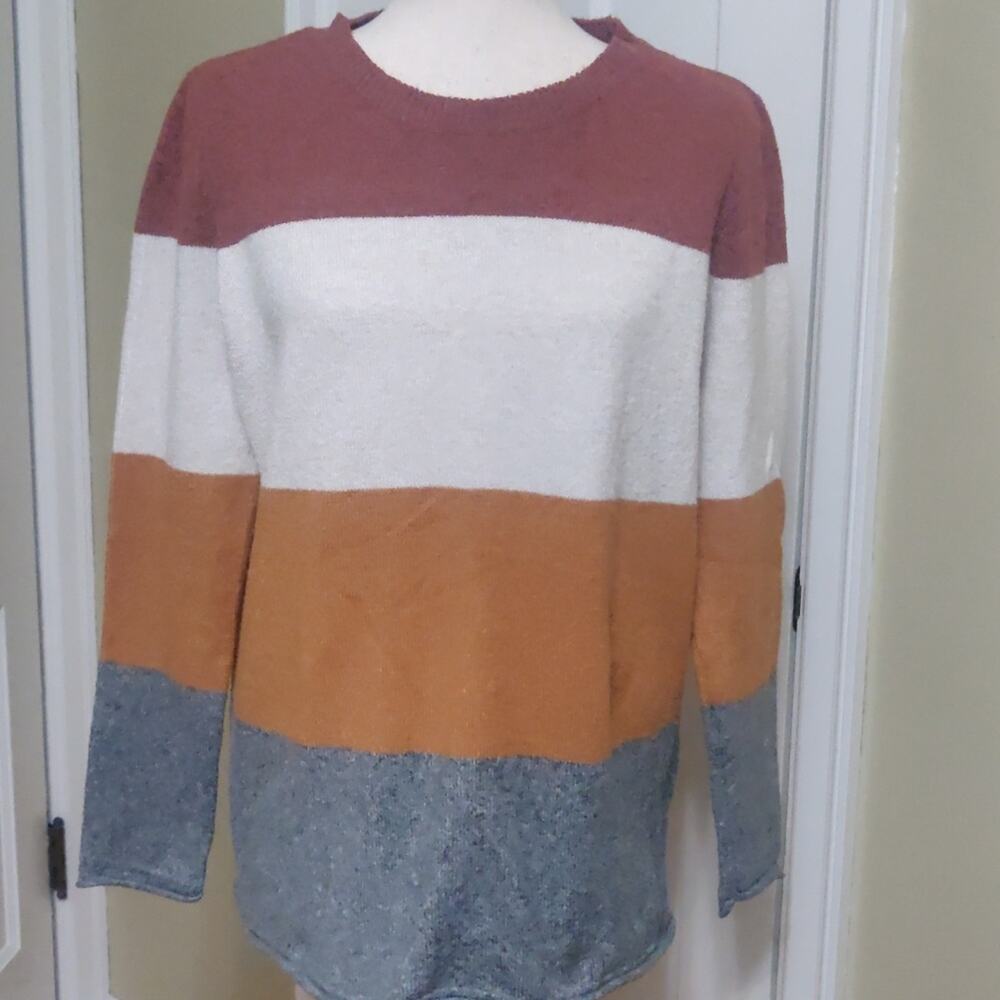 Pinque Color Block Sweater, M